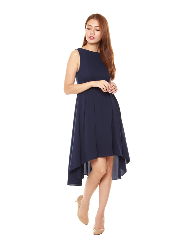 Summer Dress in Navy Blue